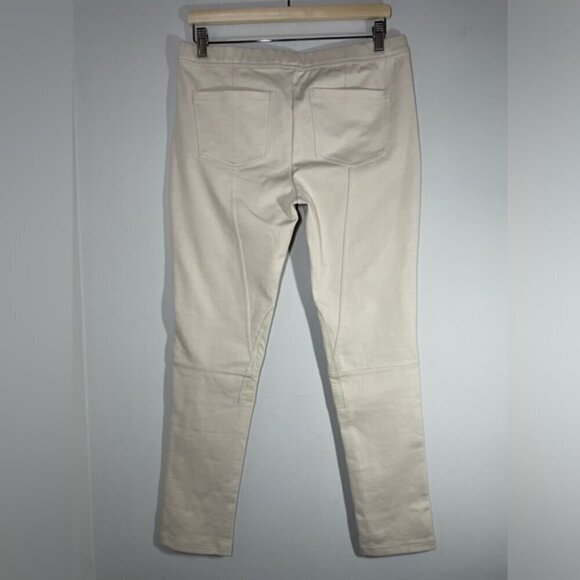 Free People Cream Moto Leggings size L - Picture 5 of 7